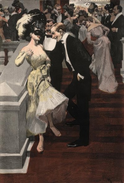 Reznicek / Bal pare / from: Galante Welt / 1904 alkotó: Ferdinand von Reznicek