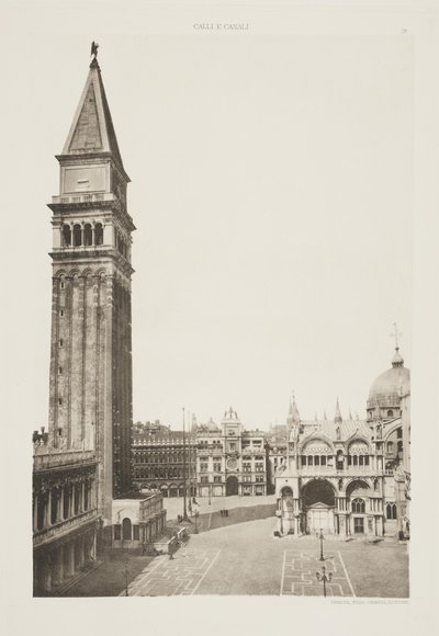 A Szent Márk-bazilika Campanile alkotó: Ferdinando Ongania