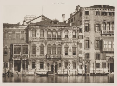 Grimani-palota, Grand Canal, 1891 alkotó: Ferdinando Ongania