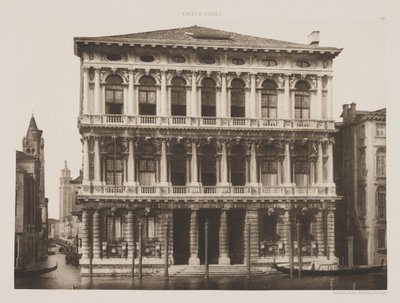 Rezzonico palota alkotó: Ferdinando Ongania