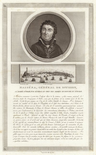Andre Massena portréja alkotó: Fereol Bonnemaison