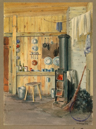 A baraque alkotó: Fernand Barbier