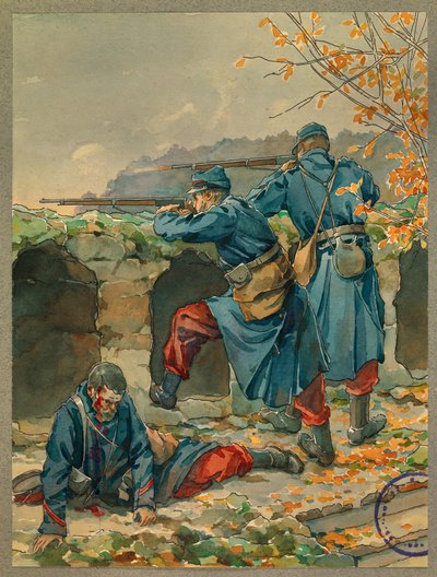 A vaillyi csata reggelén, Marge tizedes halála alkotó: Fernand Barbier