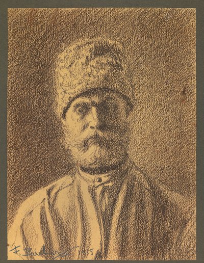Egy orosz fogoly portréja alkotó: Fernand Barbier