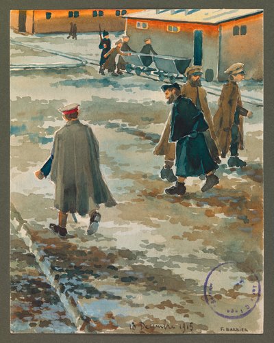 A Corvee Gustrowban alkotó: Fernand Barbier