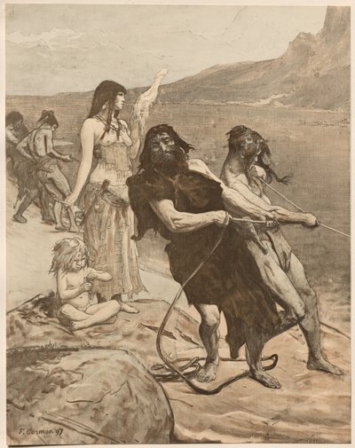 Lacustrine City, 1897. alkotó: Fernand Cormon