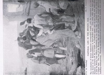 Pásztorélet a bronzkorban, illusztráció a „Hutchinson