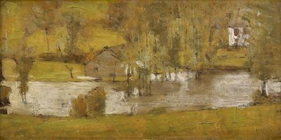 A Fosset; La Crue, 1881 alkotó: Fernand Khnopff