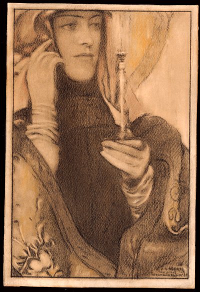 Tömjén, 1917 alkotó: Fernand Khnopff