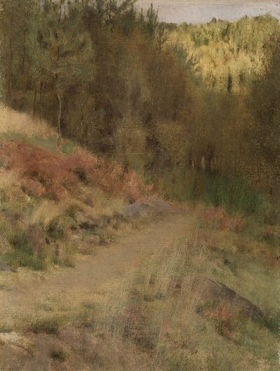Tájkép Fossetben alkotó: Fernand Khnopff