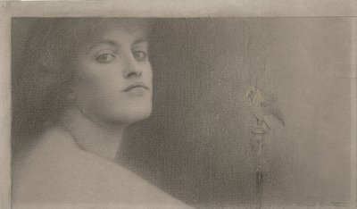 Tanulmány lOffrande számára, a felajánlás, 1891 alkotó: Fernand Khnopff