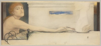 A felajánlás, 1891 alkotó: Fernand Khnopff