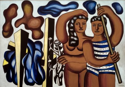 Ádám és Éva (tanulmány) alkotó: Fernand Leger