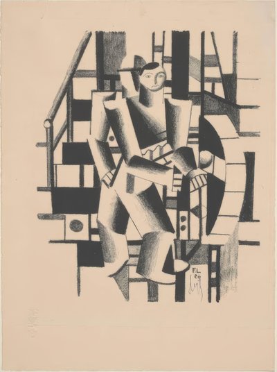 Két emberrel való kompozíció alkotó: Fernand Leger