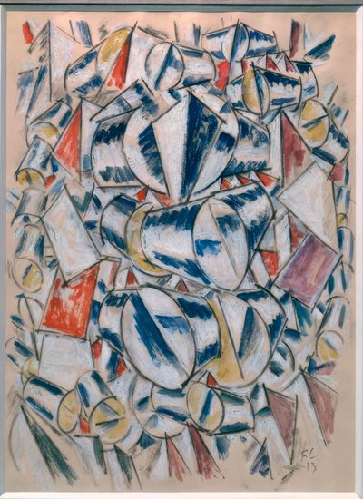 „Formák kontrasztja” (Formenkontrast) alkotó: Fernand Leger