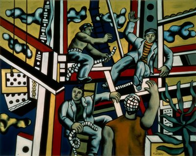 Az építőmunkások alkotó: Fernand Leger