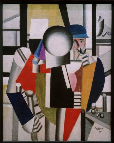 A három bajtárs alkotó: Fernand Leger