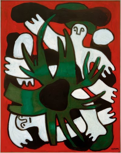 A vörös búvárok alkotó: Fernand Leger