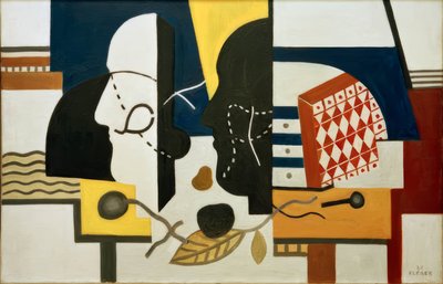 A két profil alkotó: Fernand Leger