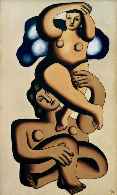 Kompos 2 papagájjal (tanulmány) alkotó: Fernand Leger