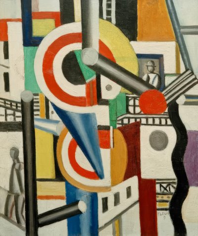 A két lemez a városban alkotó: Fernand Leger