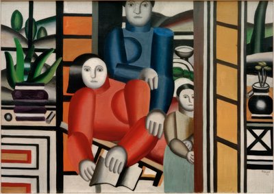 Emberek a kertben alkotó: Fernand Leger