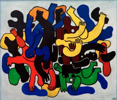 Fekete búvárok alkotó: Fernand Leger