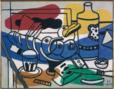 Csendélet három gyümölccsel alkotó: Fernand Leger