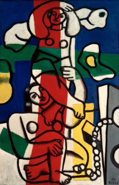 Sokszínű akrobaták alkotó: Fernand Leger