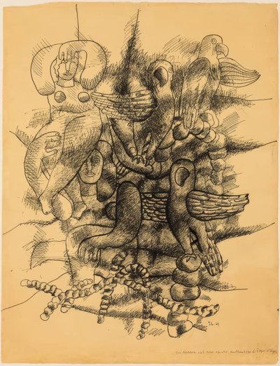 Nők és madarak alkotó: Fernand Leger