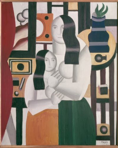 Két álló nő alkotó: Fernand Leger