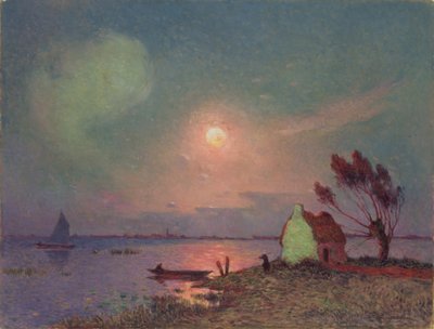 Mogorva napfény, Bretagne, 1915 körül alkotó: Fernand Loyen du Puigaudeau