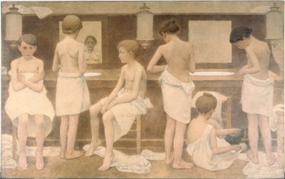 Les Petites Figurantes, 1911 és 1913 között (olaj, vászon) alkotó: Fernand Pelez