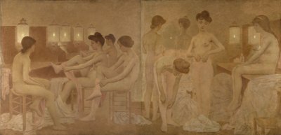 Táncosok, 1905 és 1909 között (olaj, vászon) alkotó: Fernand Pelez