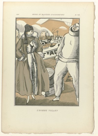 Napjaink divatja és modora, 1922, 7. rész: A repülő ember alkotó: Fernand Siméon