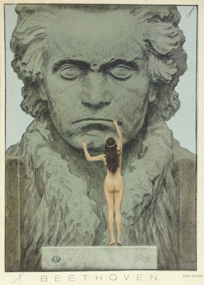 Beethoven, kocsma. a "Jugend"-ben alkotó: Fidus
