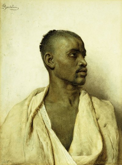 Egy arab férfi portréja, alkotó: Filipo or Frederico Bartolini