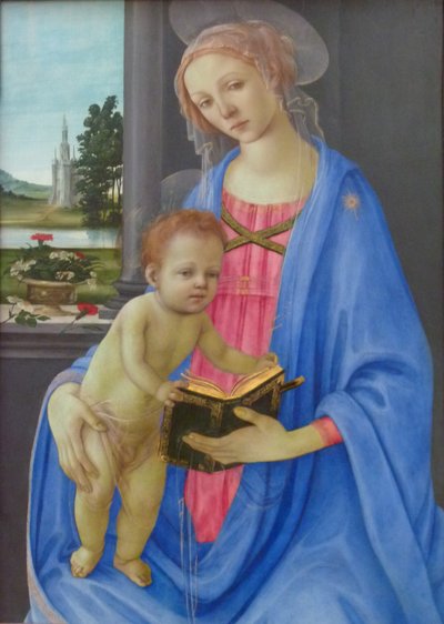 Német: Maria mit dem Kind Madonna és gyermeke alkotó: Filippino Lippi