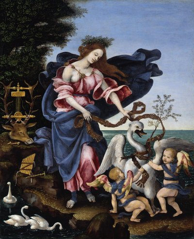 Olasz: Allegory of Music Allegory of Music (Erato) alkotó: Filippino Lippi