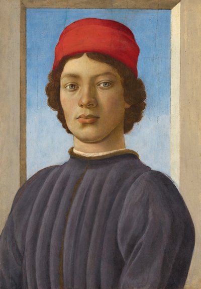 Egy fiatal portréja, 1485 körül (olaj és tempera a panelen) alkotó: Filippino Lippi