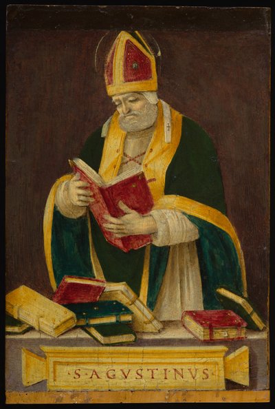 Szent Ágoston, 1490 körül (tempera a panelen) alkotó: Filippino Lippi