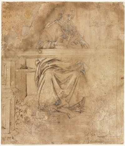 Szent Jeromos tanulmányában alkotó: Filippino Lippi