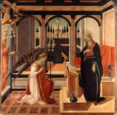 Az Angyali üdvözlet (festmény) alkotó: Filippino Lippi