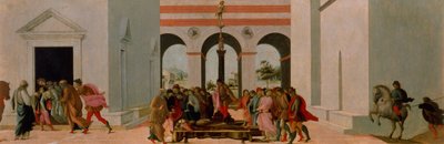Lucretia halála (tempera a panelen) alkotó: Filippino Lippi