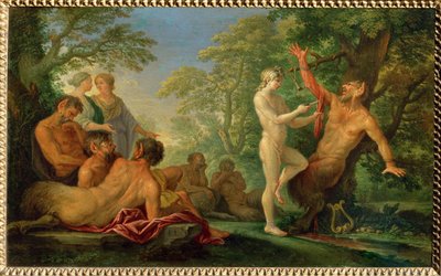 Le supplice de Marsyas - Marsyas büntetése, Réz ... alkotó: Filippo (circle of) Lauri
