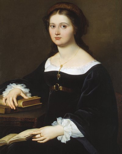 Costanza Monti Perticari portréja, 1819-1821. alkotó: Filippo Agricola