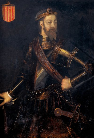 Ramon (Raymond) Borell I (972-1017), Barcelona, ​​Gerona és Ausona gróf portréja alkotó: Filippo Ariosto