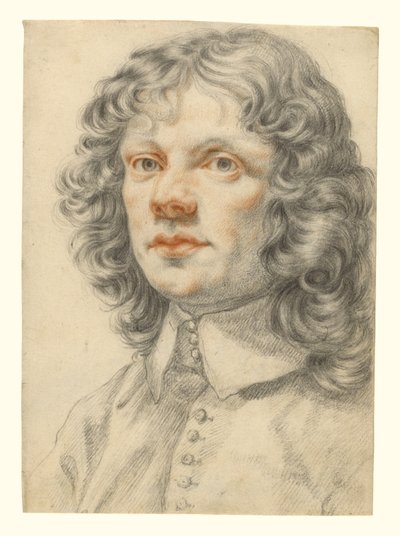 Férfiportré (recto); Férfiportré (véletlen offset) (verso) alkotó: Filippo Baldinucci