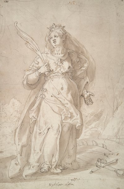 Alexandriai Szent Katalin alkotó: Filippo Bellini