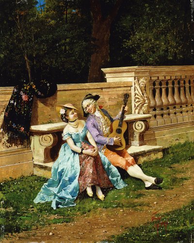 A szerenád, alkotó: Filippo Indoni